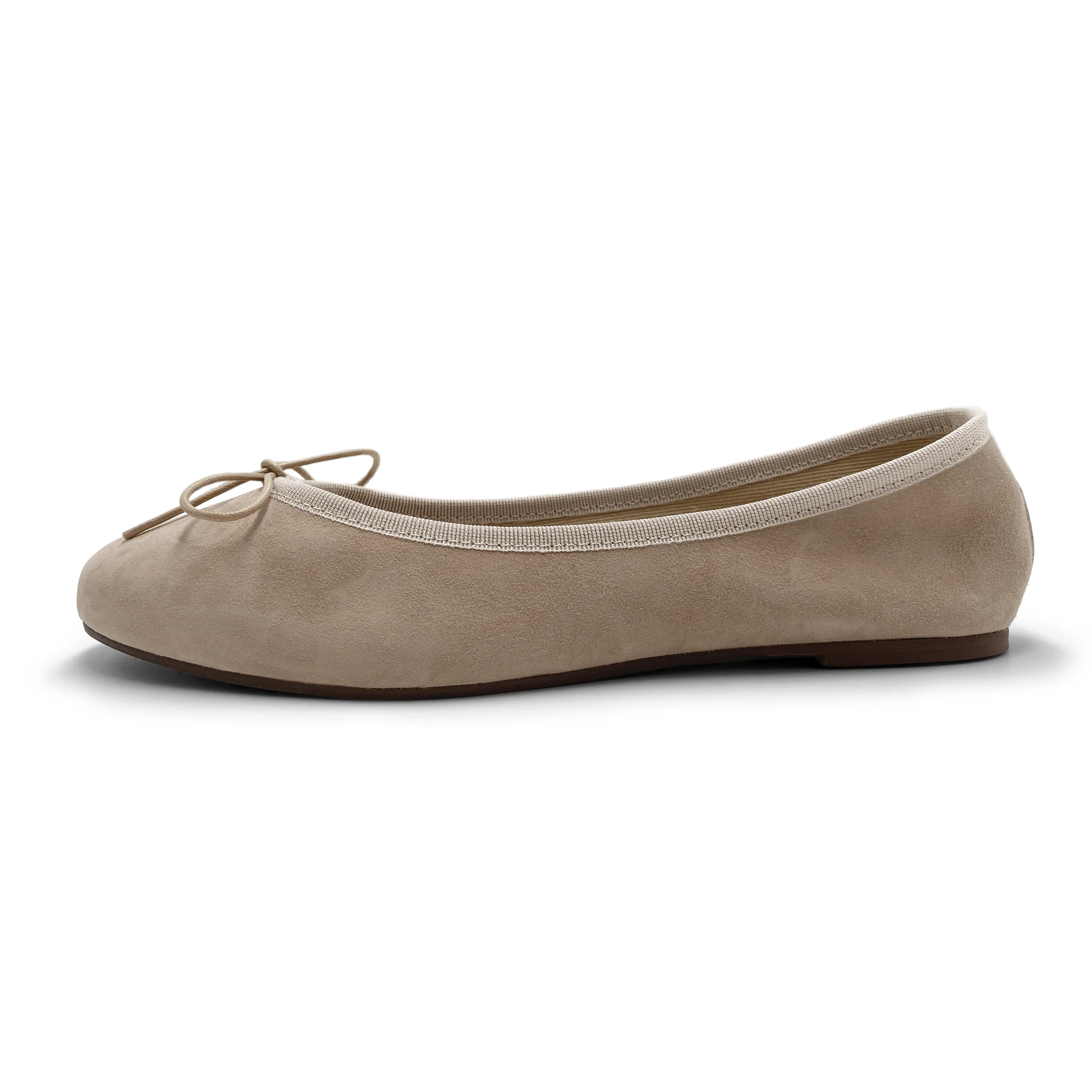 Ballerine in camoscio tortora - Image 4
