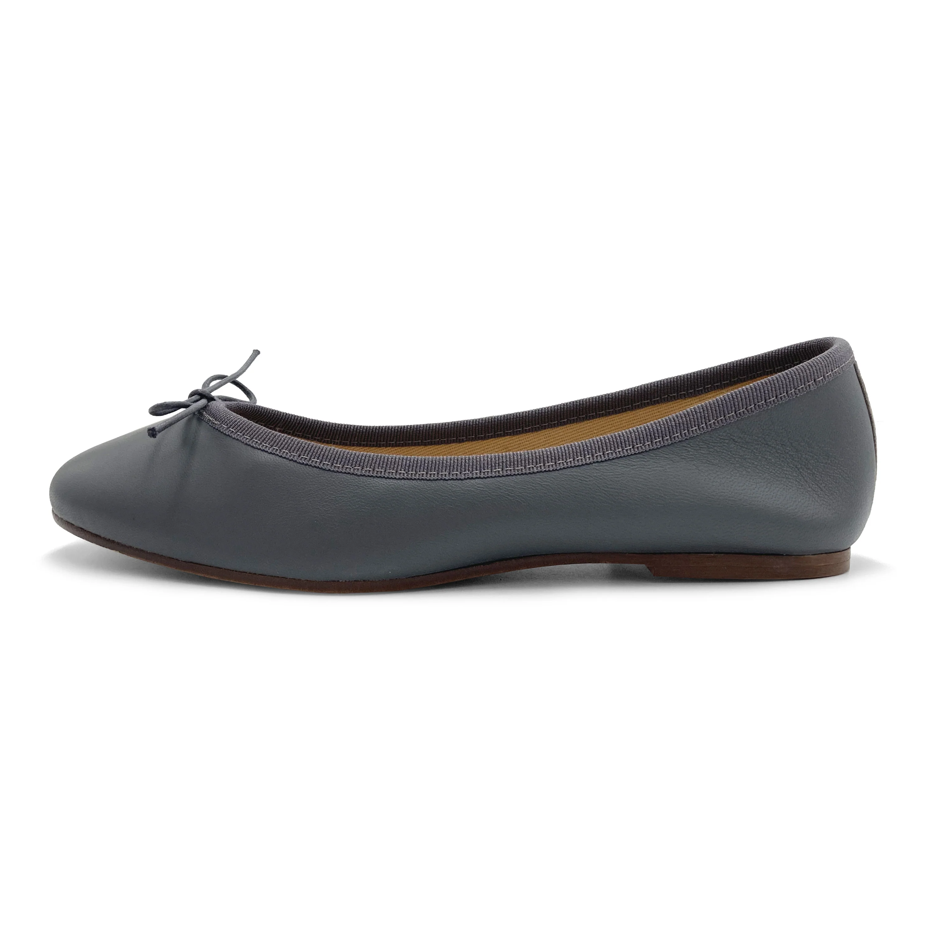 Ballerine in pelle grigie fumo - Image 4