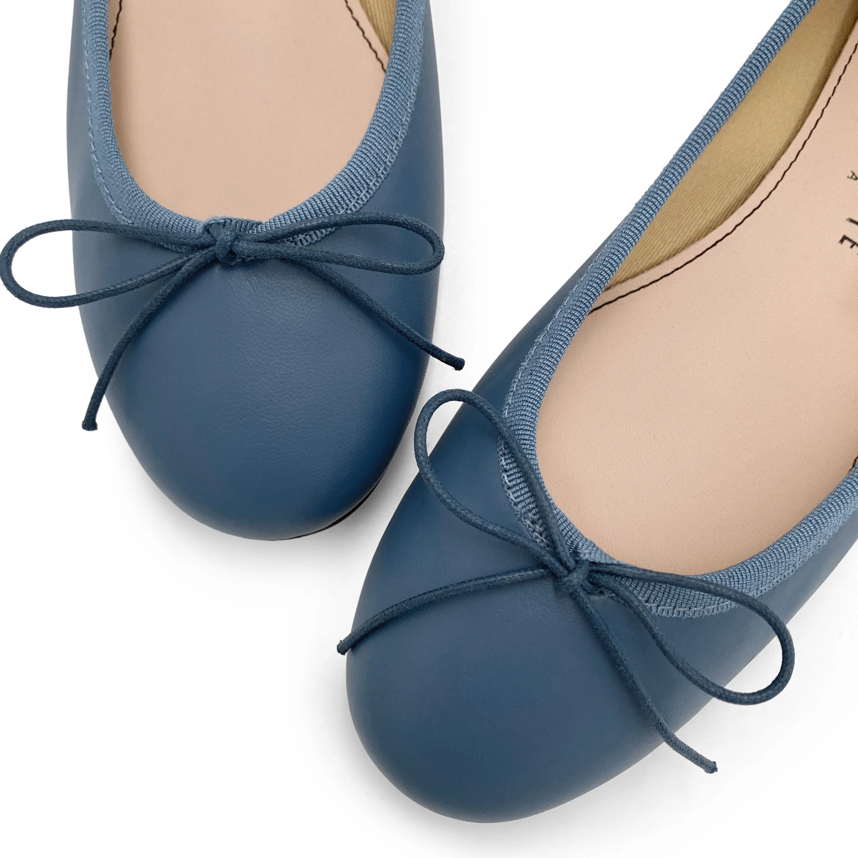 Ballerine in pelle indaco - Image 3