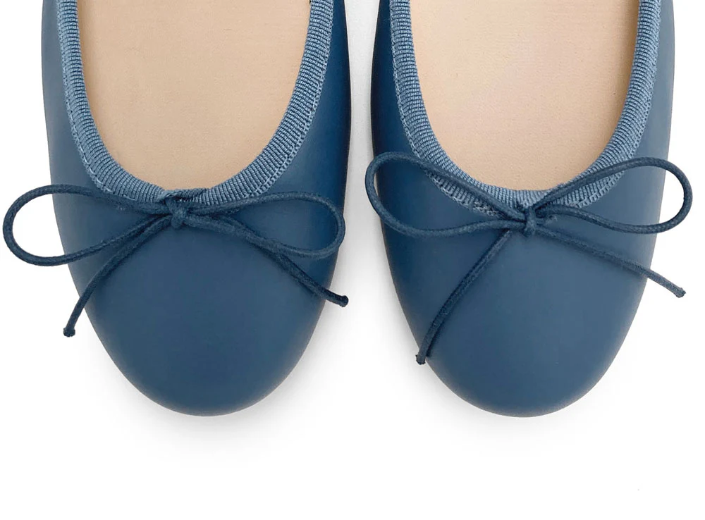 Ballerine in pelle indaco - Image 5