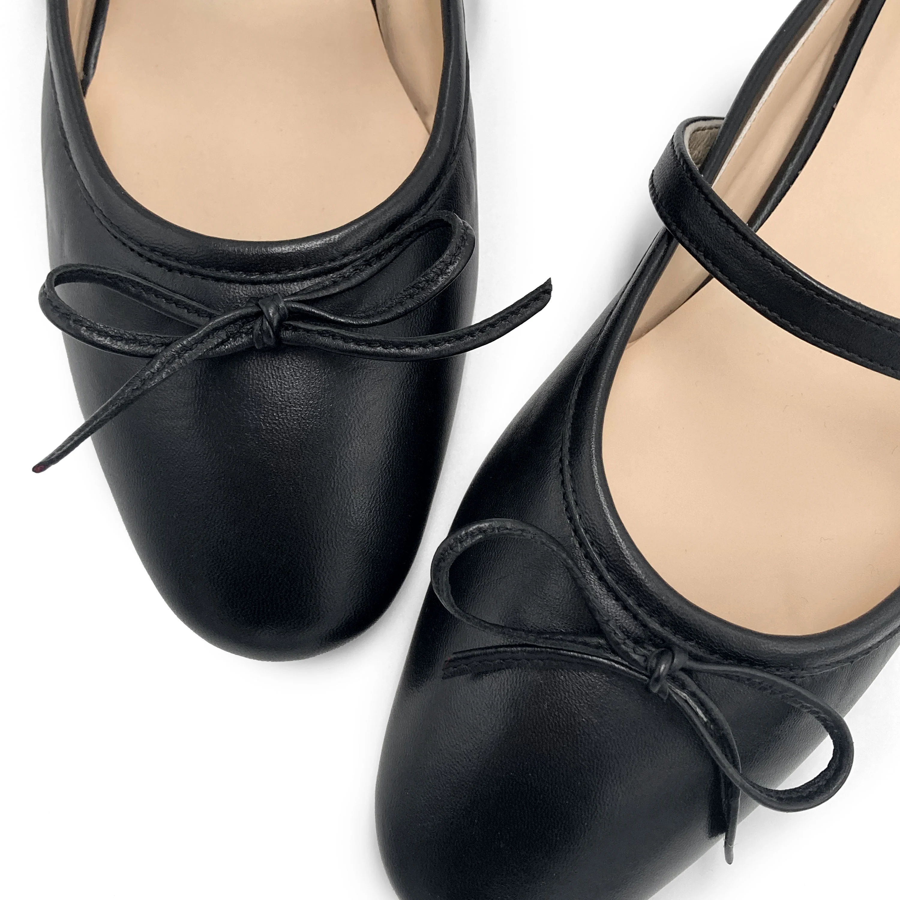 Ballerine sabot nere con lavorazione a sacchetto - Image 5