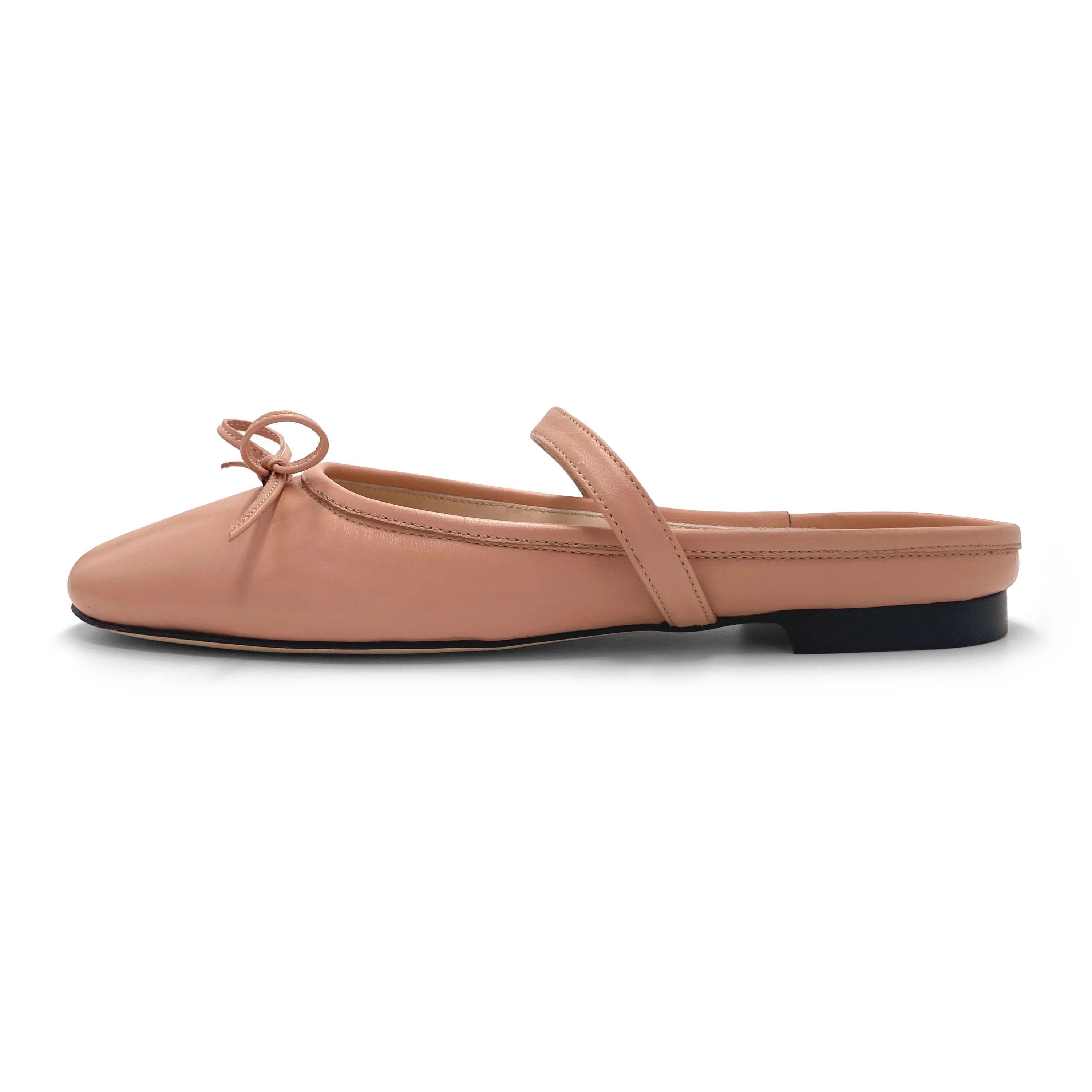 Ballerine sabot rosa con lavorazione a sacchetto - Image 4
